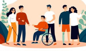 Ilustrasi penyandang disabilitas.(SHUTTERSTOCK/BRO.VECTOR)