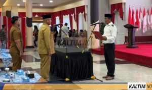 Bupati Kukar Lantik Pj Kades dan BPD Long Beleh Modang