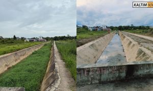 Foto: Drainase di samping Jalan Tol Balikpapan–Samarinda, tepatnya di pintu Manggar, Balikpapan Timur. Sumber: Istimewa. Foto: Drainase di samping Jalan Tol Balikpapan–Samarinda, tepatnya di pintu Manggar, Balikpapan Timur. Sumber: Istimewa.