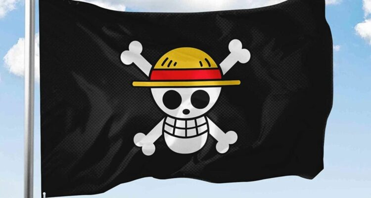 Foto: Bendera bajak laut khas anime One Piece. Sumber: Istimewa.