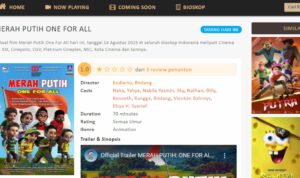 Foto: Tangkapan layar film "Merah Putih One for All" di jadwalnonton.com. Sumber: Kaltimnow.id Foto: Tangkapan layar film "Merah Putih One for All" di jadwalnonton.com. Sumber: Kaltimnow.id