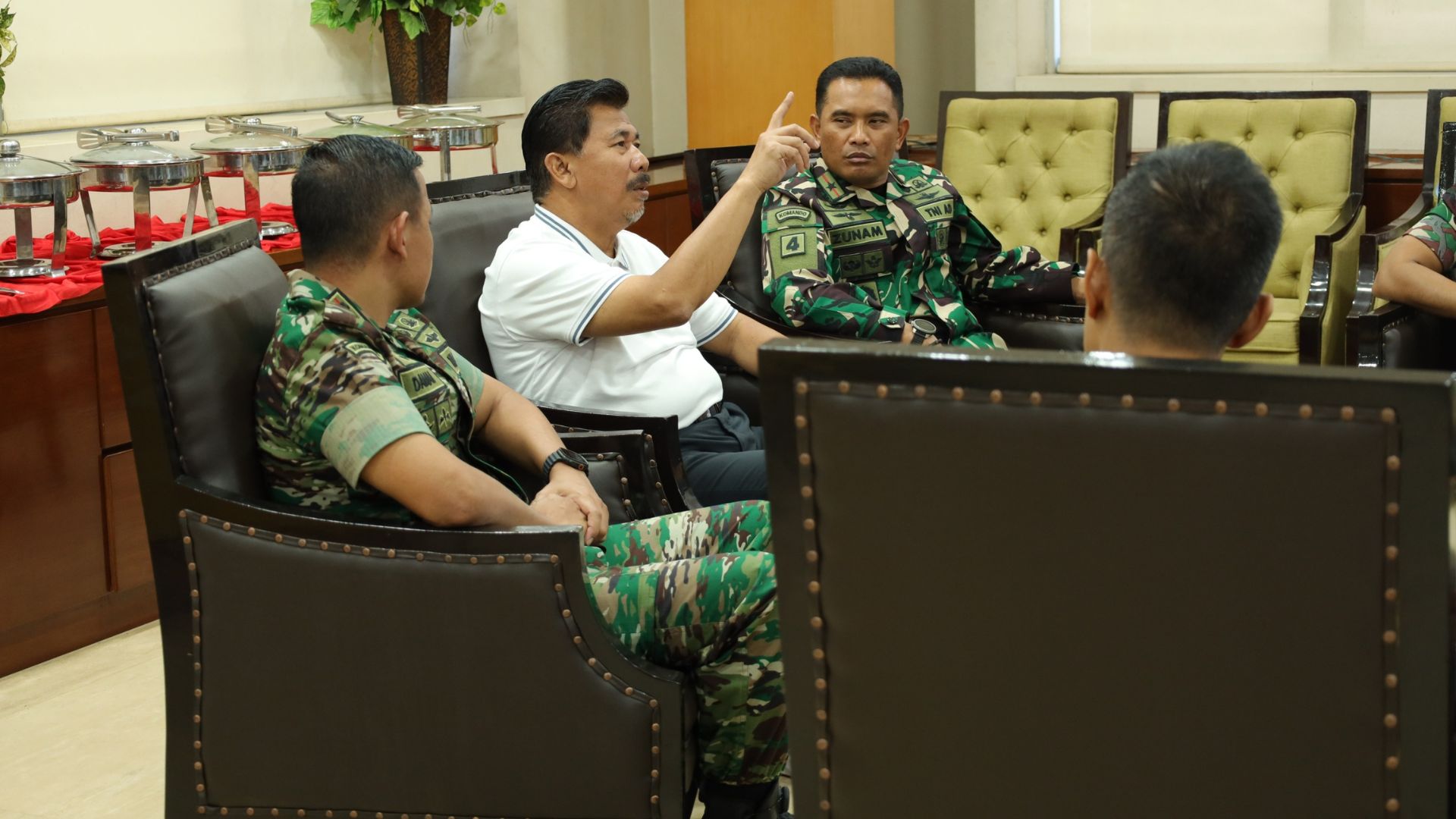 Sekda Kukar Sambut Dangrup 4 Kopassus, Bahas Rencana Markas Baru di Kaltim