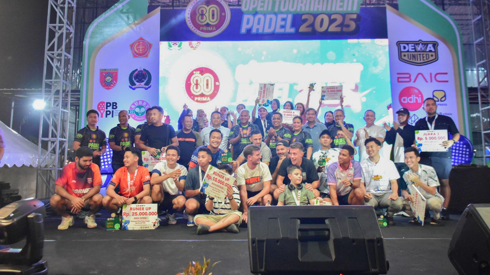 Meriah! Pangdam Mulawarman Tutup Turnamen Padel Piala Panglima TNI di Samarinda