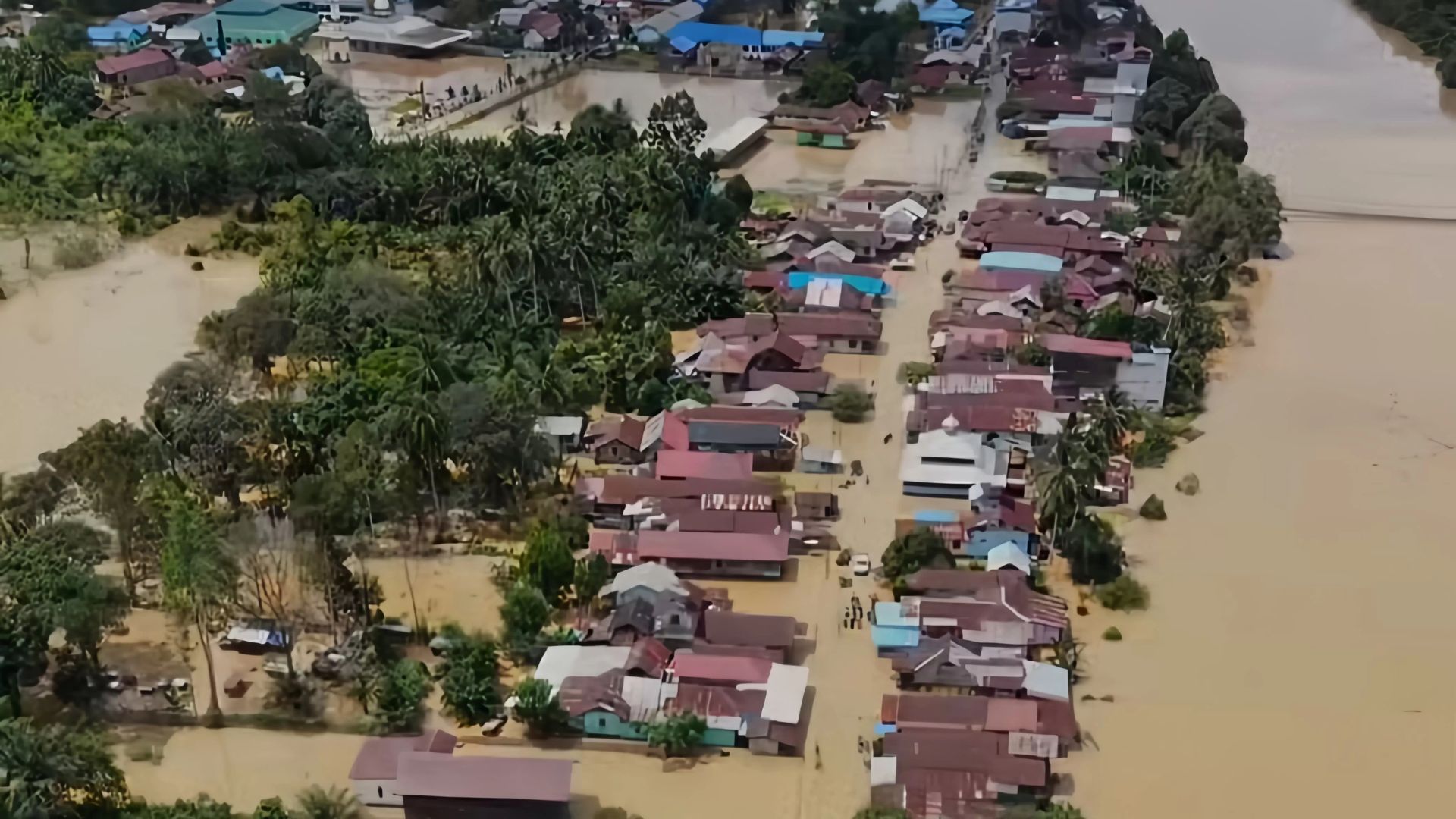 Foto: Banjir Meluas di Muara Wahau, Tujuh Desa Terendam dan Ketinggian Air Terus Naik. Sumber: Istimewa.
