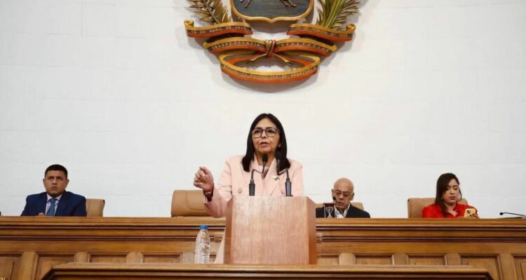 Foto: Wakil Presiden Venezuela Delcy Rodríguez. Sumber: Istimewa.