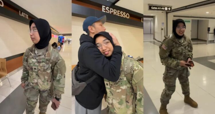 Foto: Seorang WNI bernama Kezia Syifa bergabung Army National Guard di Maryland, Amerika Serikat. Sumber: Istimewa.