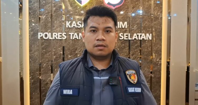 Foto: Kasatreskrim Polres Tangsel AKP Wira Graha Setiawan. Sumber: Istimewa.