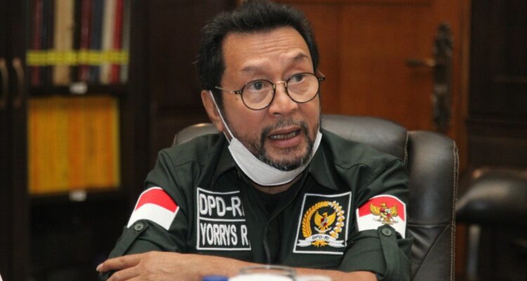 Foto: Wakil Ketua DPD RI, Yorrys Raweyai. Sumber: Istimewa.