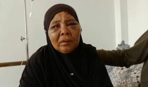 Foto: Nenek Saudah Dianiaya karena Tolak Tambang Ilegal. Sumber: Istimewa.